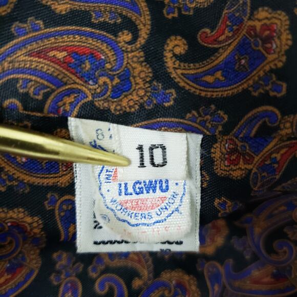 Vintage 80s Braefair Wool Pea Coat Overcoat Union Made in USA Double Breast 10 L - Picture 11 of 12